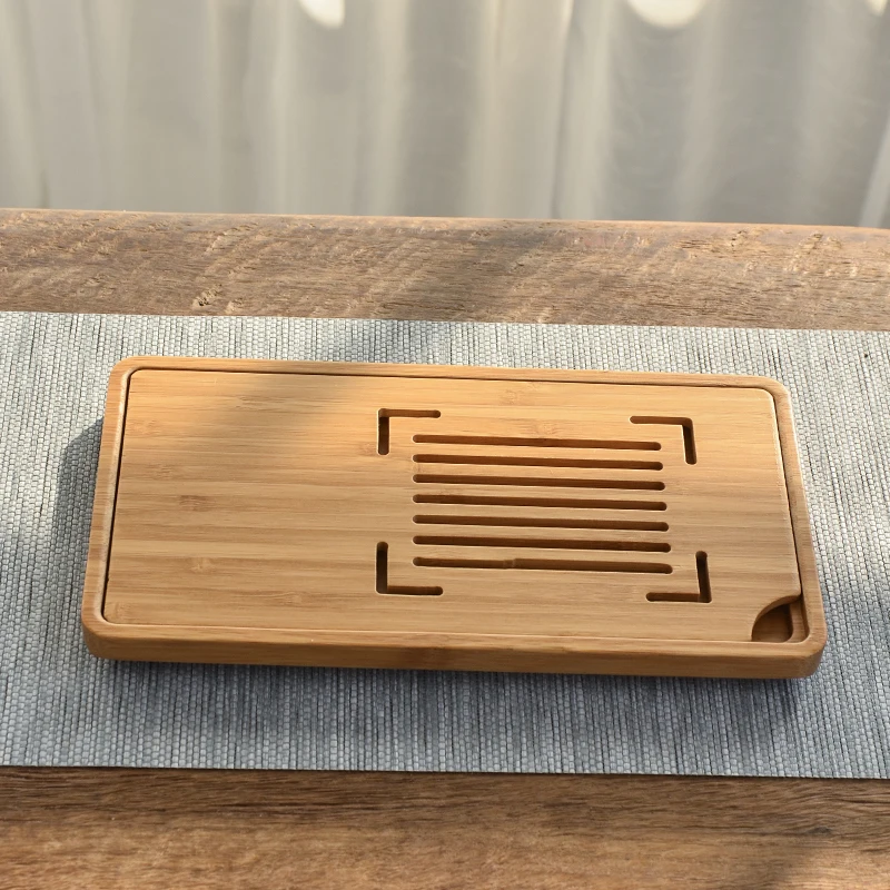 TANGPIN прямоугольные бамбуковые чайные подносы из натурального бамбука чайная