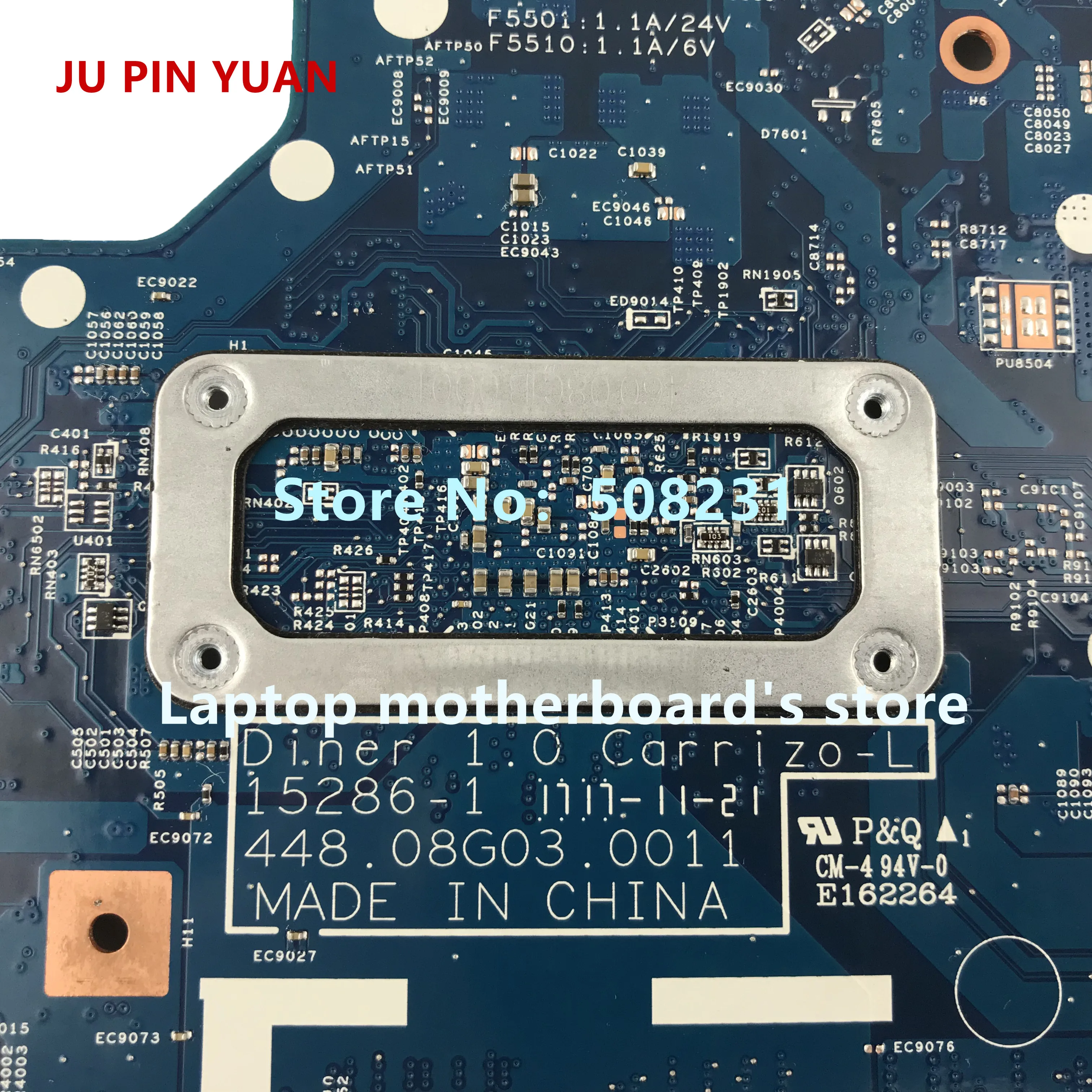 Ju pin yuan 856765-601 856765-001 аккумулятор большой емкости 448.08G03.0011 материнская плата для hp ноутбук 17-Y 17Z-Y 17-Y088CL материнская плата портативного компьютера с A8-7410