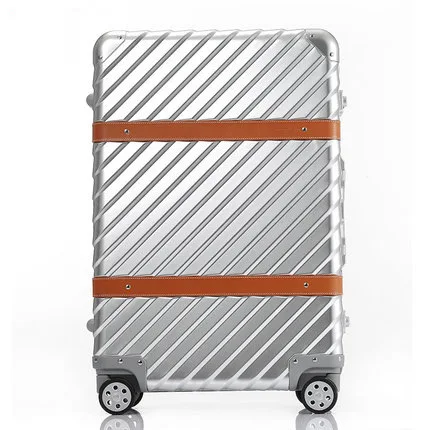 Чемодан на колесиках 20 &quot24&quot 28 &quot100% Алюминиевый сплав с замком|luggage suitcase|trolley