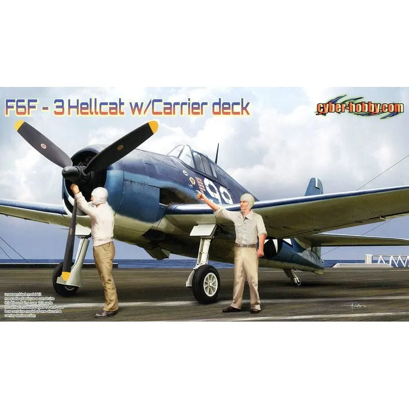 Дракон 5117 1/72 F6F 3 Hellcat w/Flight Deck Scale Model Kit|Наборы для сборки моделей| |