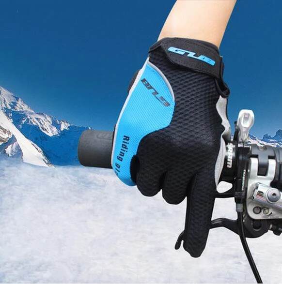 Touch Screen Full Finger Cycling Gloves Unisex Outdoor Sports Riding Bike Bicycle Winter Warm | Спорт и развлечения