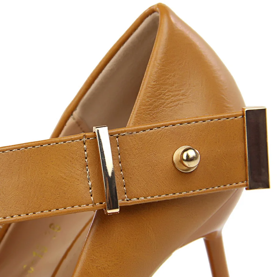 2018 Zapatos De Mujer Salto Alto Новинка весны модные туфли-лодочки на тонком каблуке Европа
