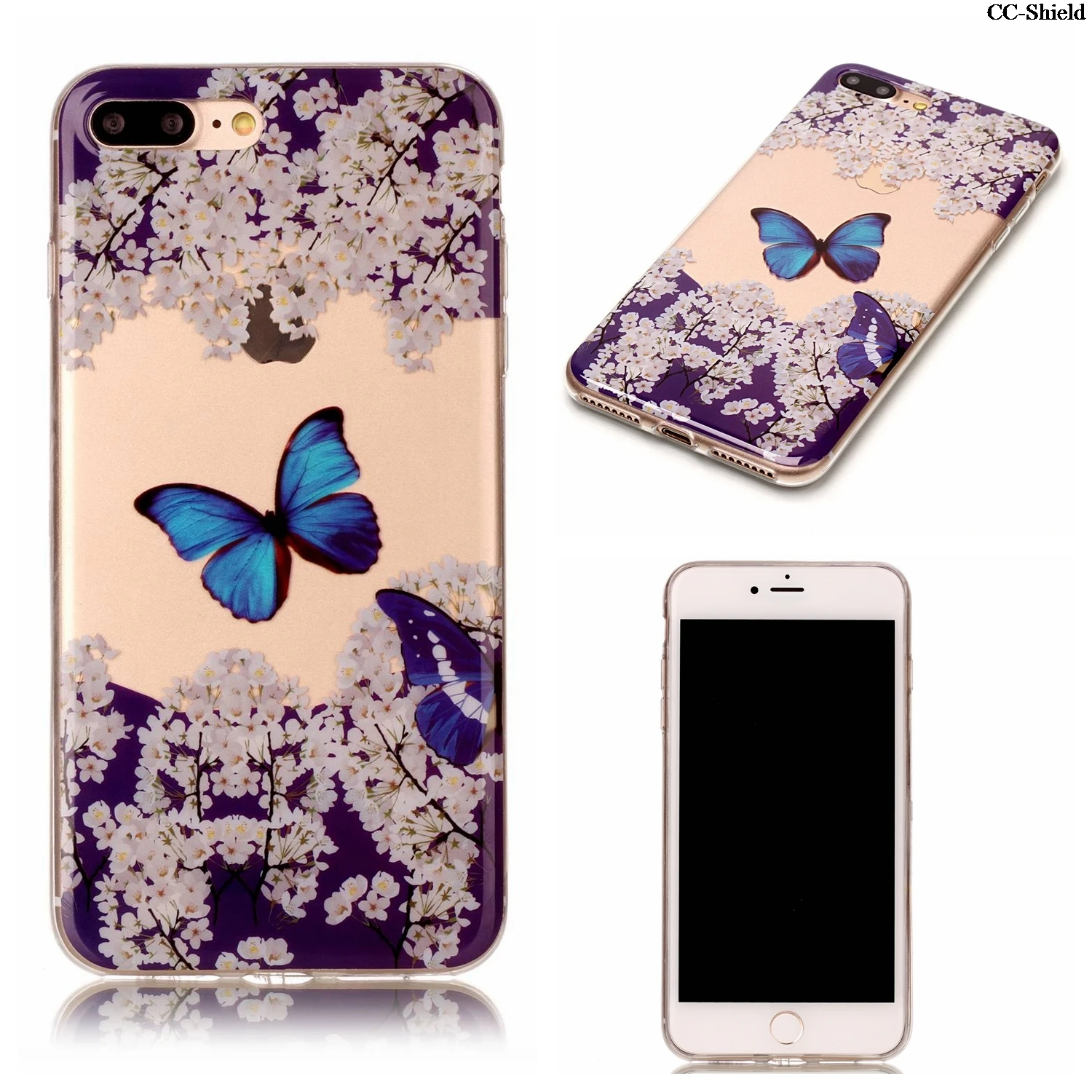 Мягкий ТПУ чехол для Apple iPhone 7 plus i Phone 5 дюймов силиконовый iPhone7 Plus iPhone7plus сумка |
