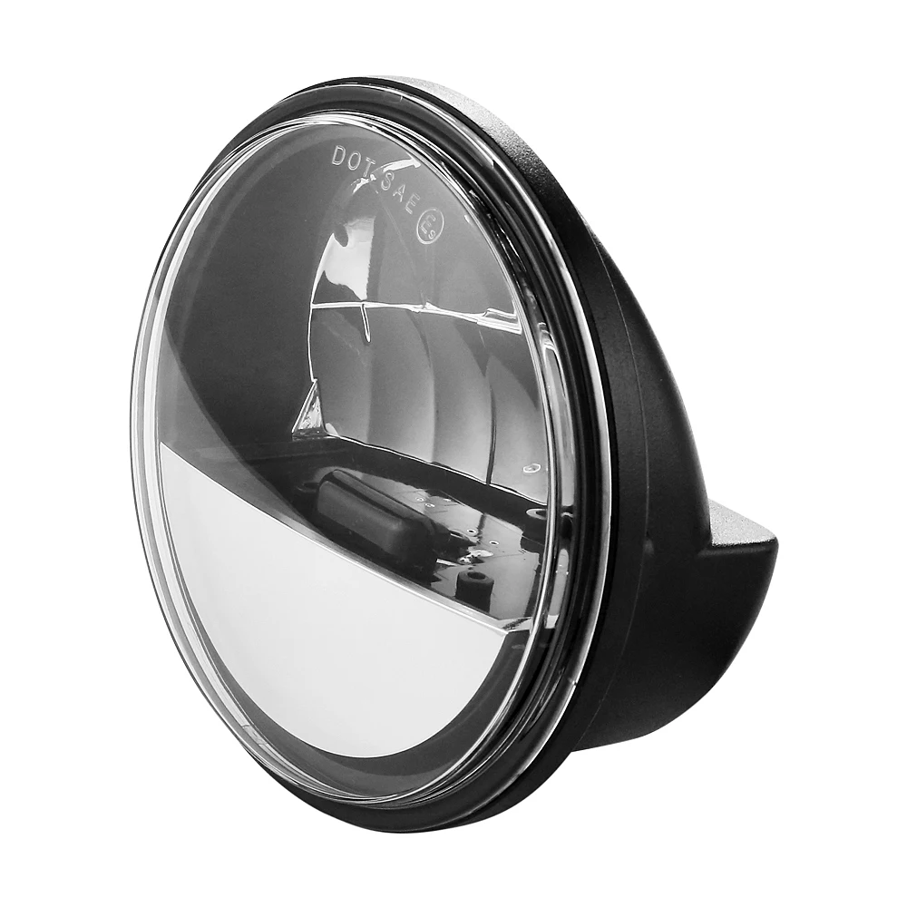 2018 New fog light Motorcycle Chrome 4 1/2&quot Fog Light Lamp For Sportster Dyna Fatboy Touring |
