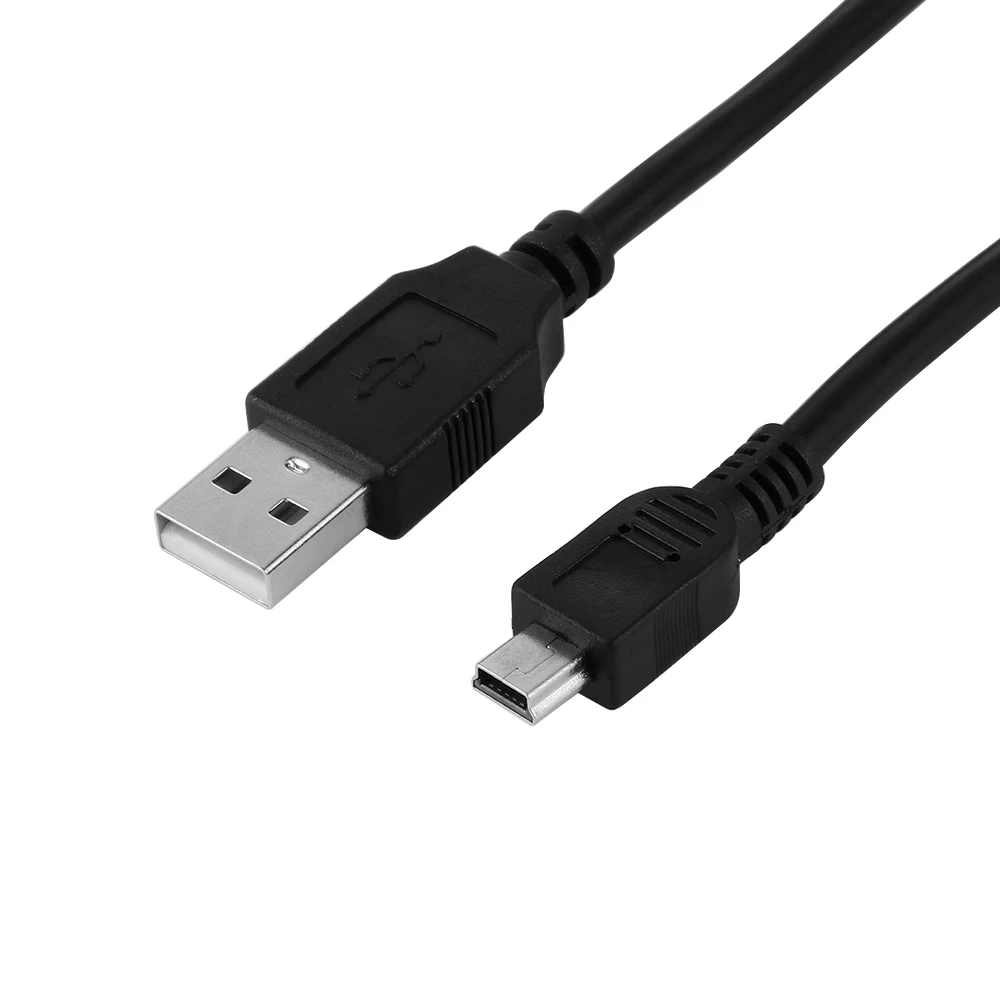 Для синхронизации данных и зарядки шнур адаптера USB 2,0 «Папа-папа» Mini 5-контактный Цвет: Черный Длина 0,3/0,5/0,8/1/1,5/1,8/3/5 м кабель usb удлинитель