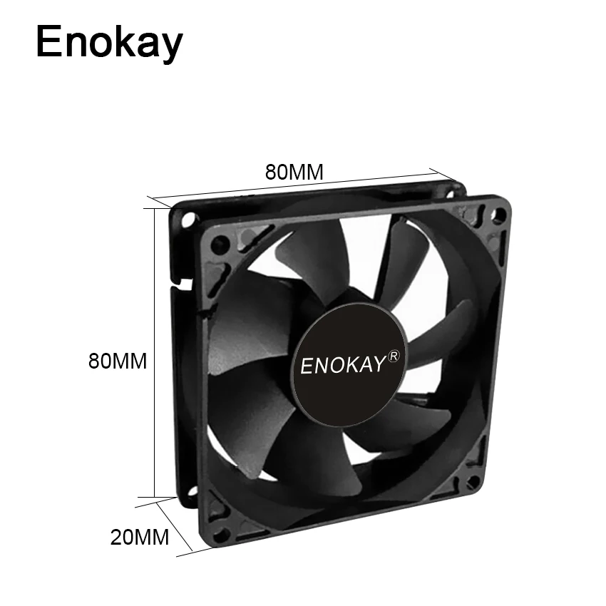 Оптовая продажа 5 штук в партии DC12V 24V 8020 8 см 80 мм 80x80x20 вентилятор