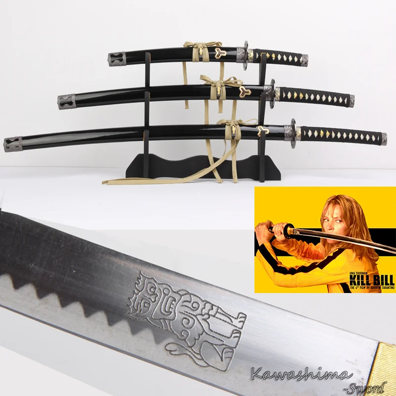 Для фильма Kill Bill настоящий стальной нож для жениха и невесты с деревянной