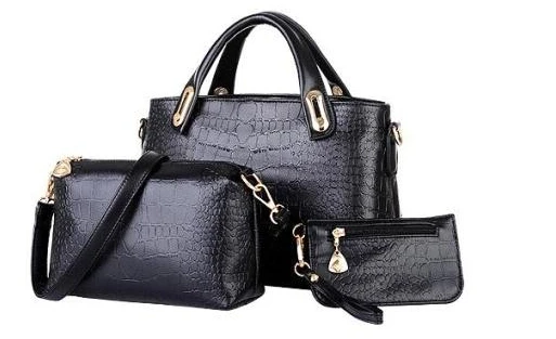 

HOT !!! 3 pcs Women Handbag Leather Bag 3 pieces Shoulder Bags Lady hand bag Fashion Messenger women Bags