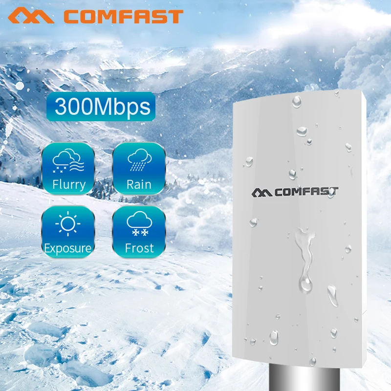 Уличная антенна 300Mbs 2 4 ГГц 5 дБи точка доступа CPE с беспроводным мостом дальнего