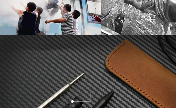 EDC, тактическая ручка из алюминиевого сплава для самообороны, личная тактическая ручка для выживания на открытом воздухе с вольфрамовой стальной головкой, многофункциональные инструменты для повседневного использования