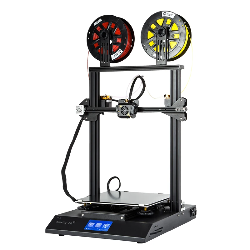Creality CR X двухцветные DIY 3d принтеры наборы двойной вентилятор охлаждения