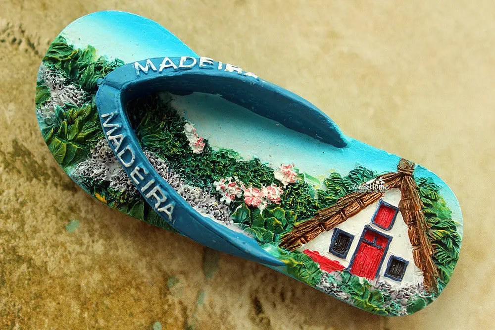 Португалия Madeira туристический сувенир 3D Смола холодильник фотография