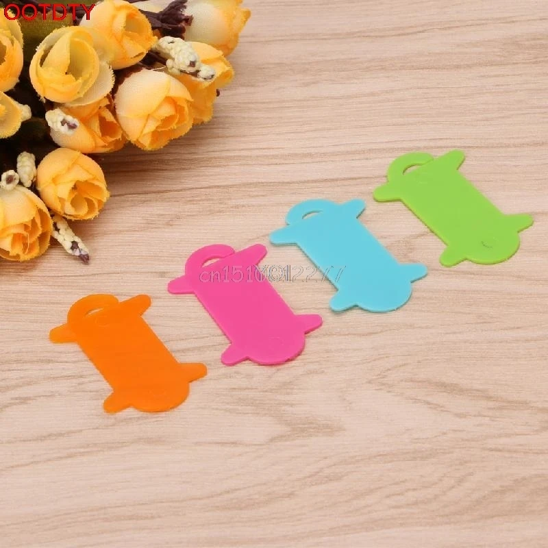 10 шт. нитки мулине ремесло катушка с нитками вышитая бисером пластиковый