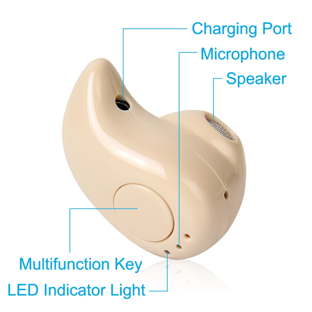 Беспроводные спортивные мини наушники EASYIDEA Bluetooth 4 0 гарнитура с микрофоном для