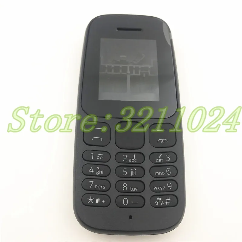 Чехол накладка для Nokia 105 2017 + задняя крышка английская клавиатура логотип|Корпусы