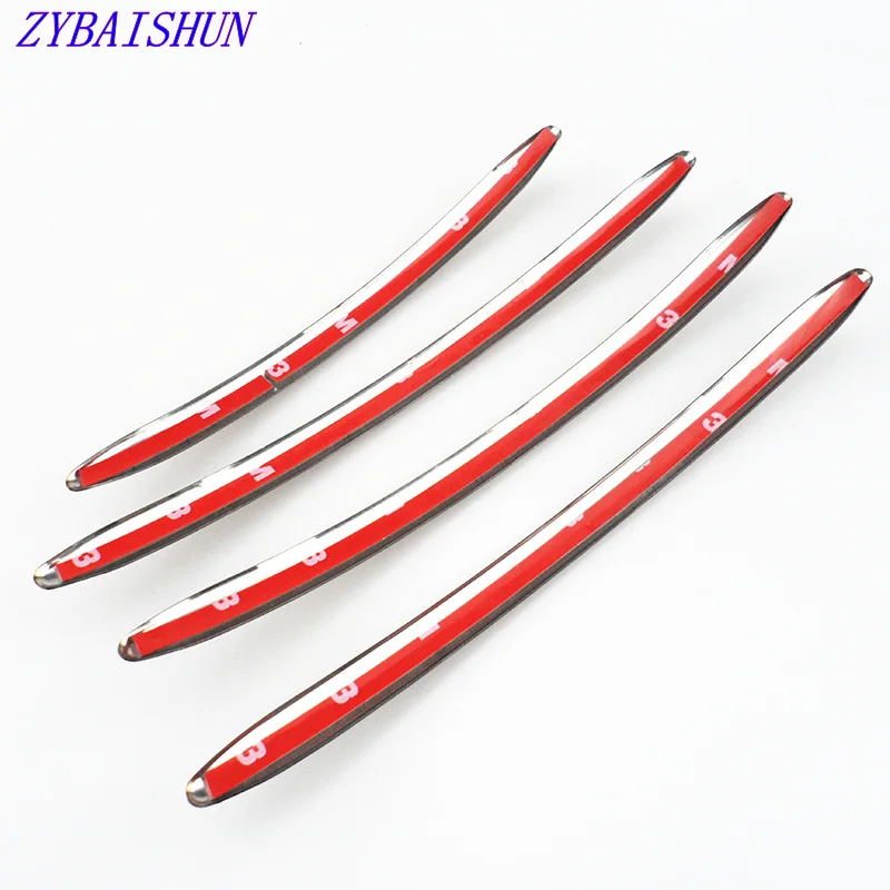 Металлическая хромированная накладка на дверные ручки стикер Аксессуары для