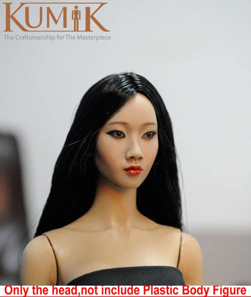 KUMIK 1/6 весы для девушек, визуально увеличивающие головы лепим подходят 3A «камень, ножницы, бумага» Phicen тела км от 13 до 20 Тип модель