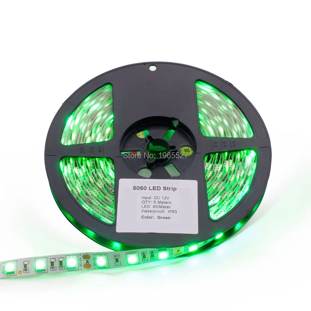 Высококачественный светодиодный светильник в полоску 5 м 300 5050 12 В RGB/белый/теплый