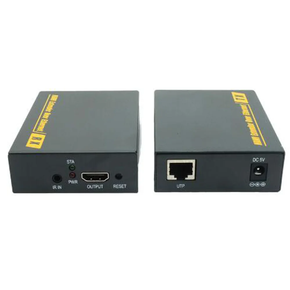 PUZHIJIE Новый HDMI удлинитель IP по Cat5 Cat5e Cat6 Cat7 IR Extensor UTP/STP LAN сетевой Ethernet TCP/IP |