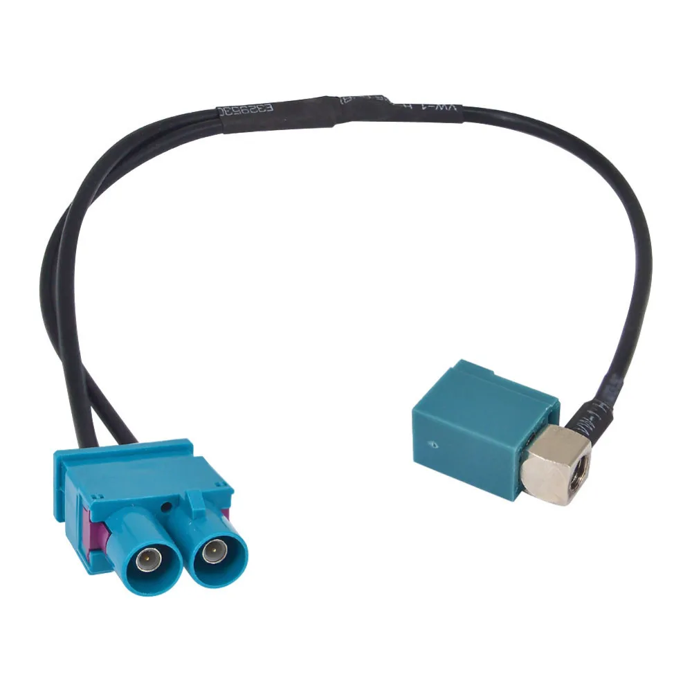 Fakra Z female to 2 Мужской кабель GPS антенна удлинитель коаксиального кабеля RG174 30