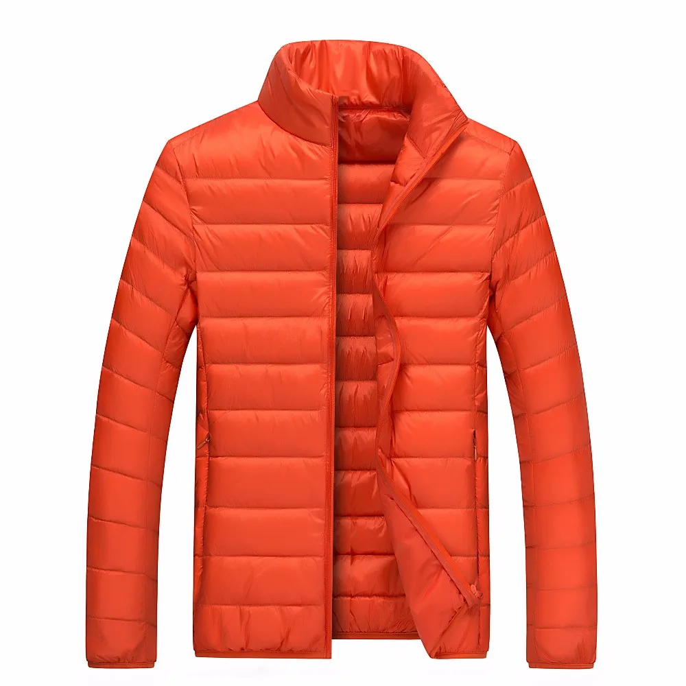 PUZA New Casual Brand White Duck Down Jacket Men Autumn Winter Warm Coat Men's Ultralight Male Windproof Parka | Мужская одежда