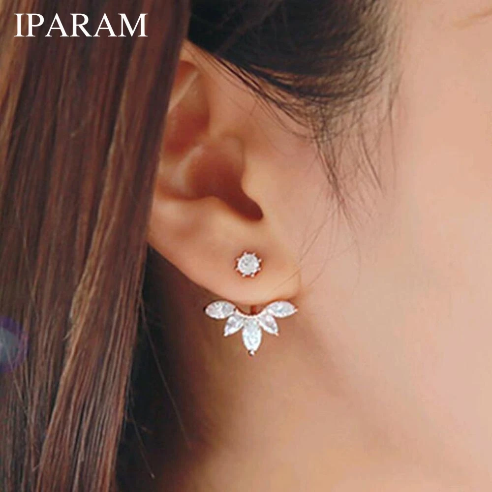 Серьги IPARAM с золотым и серебряным покрытием модные ювелирные изделия