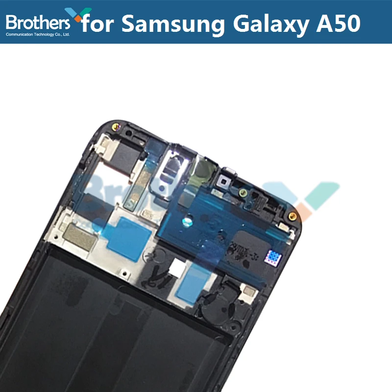 ЖК дисплей с рамкой для Samsung Galaxy A50 A505F/D A505A сенсорный экран цифровым