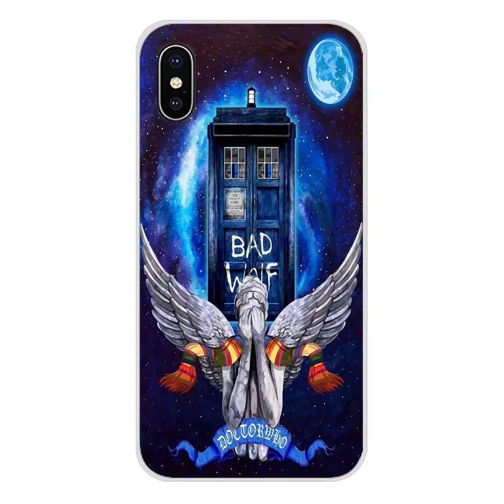 Мягкий прозрачный чехол для Xiaomi Redmi 4A S2 Note 3 3S 4 4X 5 Plus 6 7 6A Pro Pocophone F1 tardis doctor dr who police