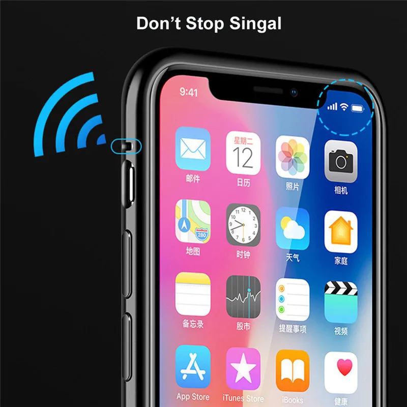 2 in 1 Magneto Magnetic Aluminum Bumper Case For iphone X 8 7 Plus 360 Degree Protection 9H Tempered Glass Back Cover Capa Funda |