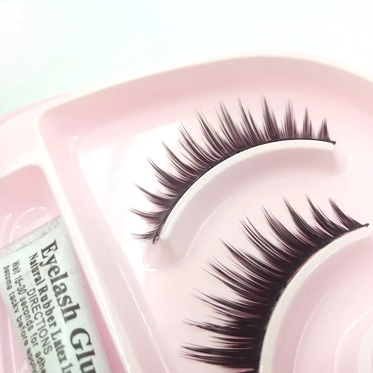 Новинка 1 пара в форме сердца хорошие украшения накладные ресницы Корея