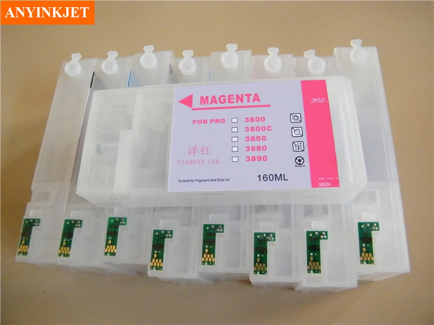 

160ml refillable ink cartridge with ARC chip for Ep 3880 3800 3890 3850 3885 3800C series printer