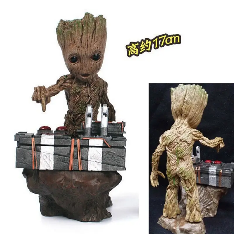 Детские Groot фигурки стражи Галактики Игрушка Дерево человек Милая модель игрушки