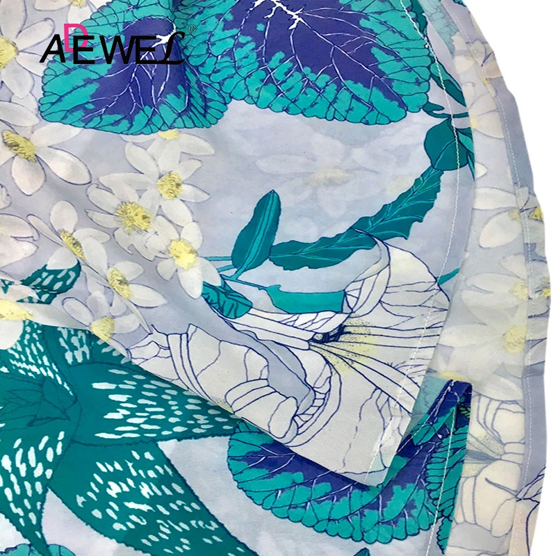 Женское платье без рукавов ADEWEL Повседневное с рюшами для путешествий пляжная