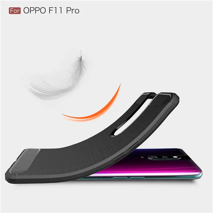 Для Oppo F11 Pro чехол матовый ТПУ силиконовый бампер защитный задний для F11Pro