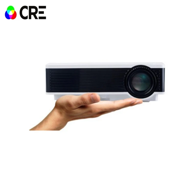 Оригинальный портативный мини проектор CRE X1600 ЖК HDMI для домашнего кинотеатра