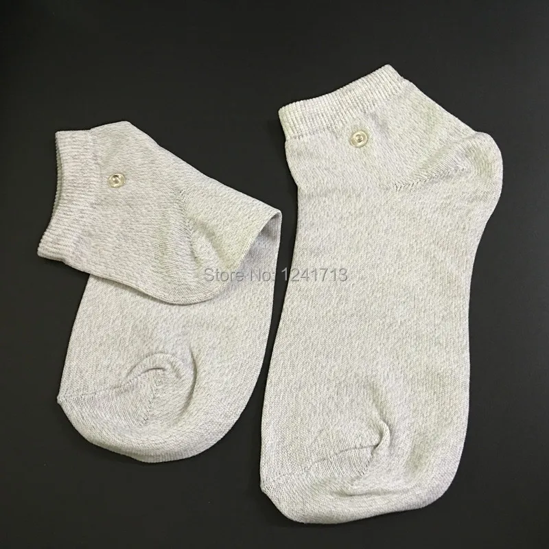 安い をfreeshipping 20ピース導電性十マッサージ靴下用tens/ems理学療法ハンドマッサージ帯電防止/アンチ-スキッド電極靴下