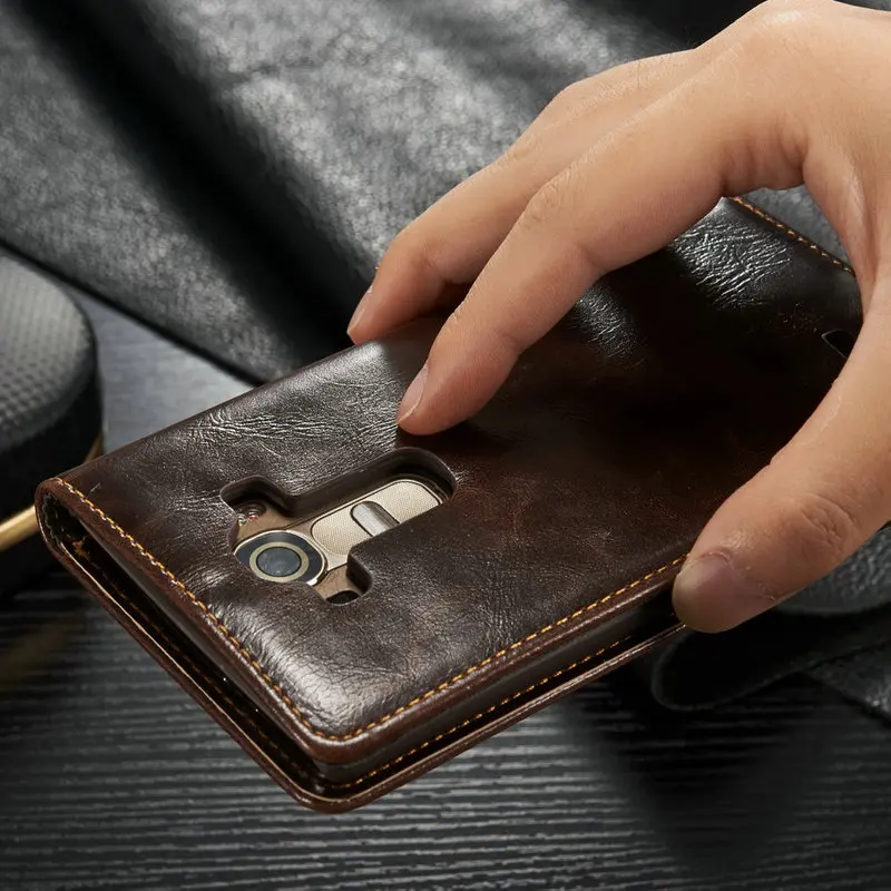 CaseMe бумажник чехол для LG G4 G5 G6 с подставкой кожаный флип-чехол ультра-тонкий