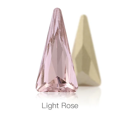 Light Rose Стекло хрустальные бусины 8x16 мм хрустальные стразы Стекло камни стразы горный хрусталь аппликации для брошь Костюмы "сделай сам" для изготовления ювелирных изделий Кристаллы - Цвет: Light Rose