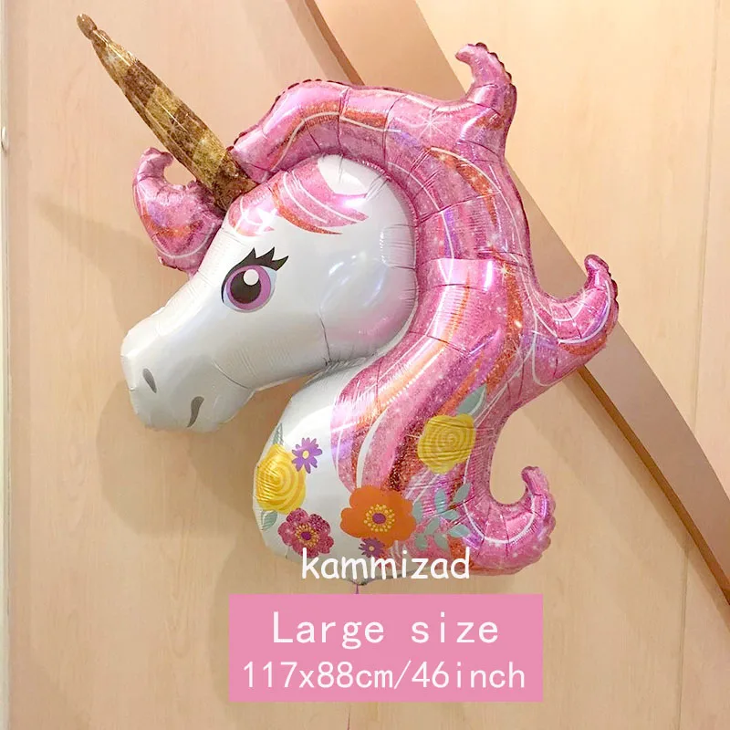 1pc L QQ pink KAMMIZAD воздушный шар на 1-й День Рождения 50 шт. 5 дюймов прозрачные латексные шары Арка Черное золото для единорога вечерние babyshower декоративный воздушный шар - Цвет: 1pc L QQ pink