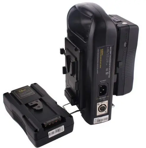2 шт Rolux RL-130S 130Wh для sony V-mount литий-ионная батарея + RL-2KS 2-канальное зарядное