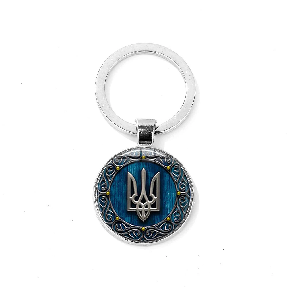 Азиатских высокое качество Трызуб Украины брелок для ключей со значком с