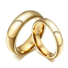 Кольца JHSLCouples из вольфрама для влюбленных женщин и мужчин, модные ювелирные изделия золотого цвета, свадебный подарок, размер 5, 6, 7, 8, 9, 10, 11, 12, 13, 14