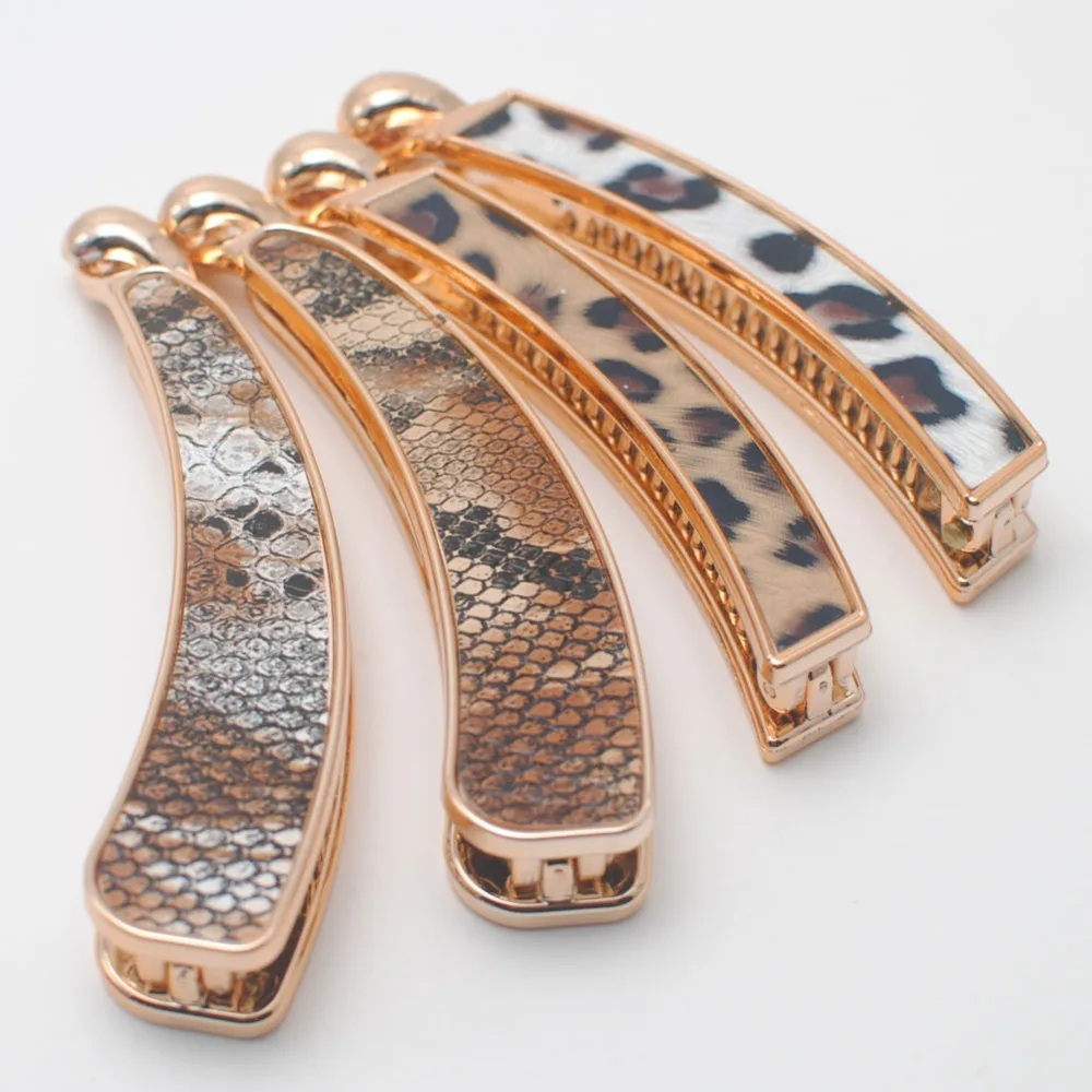 1 шт. новые сексуальные заколки для волос с леопардовым узором со змеиным