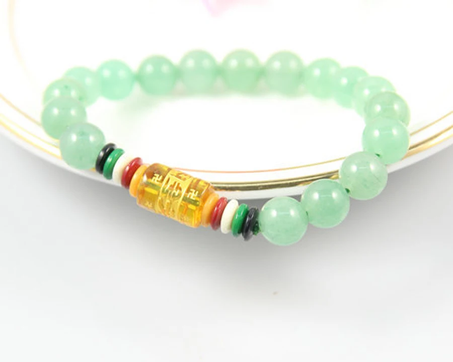 Лидер продаж! Браслеты для влюбленных ювелирные изделия 8 мм камень и