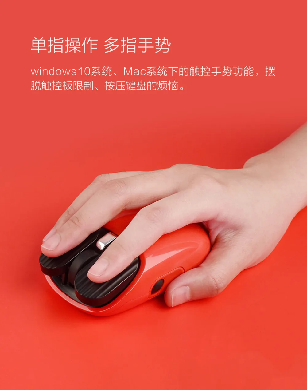 Xiaomi Youpin LOFREE Беспроводная bluetooth-мышка 2,4 г Bluetooth двухрежимный подключение жест игры офис компьютер мышь для оконные рамы