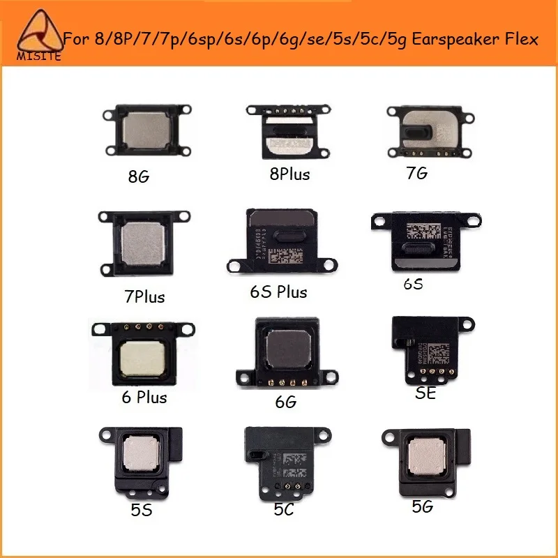 Оригинальные ушные вкладыши 10 шт./лот протестированы для Iphone 8/8P/7/7P/6SP/6S/6P/6/SE/5S/5C/5G