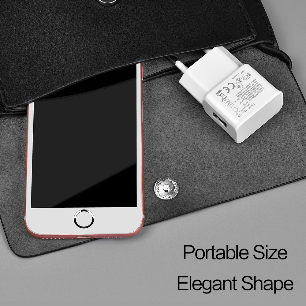 ZRSE 5V 2.4A USB зарядное устройство для iPhone X 8 7 iPad быстрое настенное ЕС адаптер samsung S9