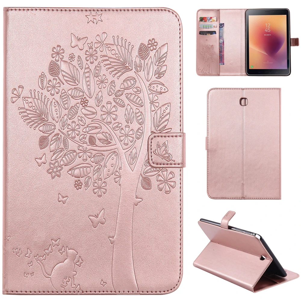 

Case Cover For Samsung Galaxy Tab A 8.0 2016 T350 T355 SM-T355 Tablet Case Funda Smart Case Flip Stand Leather Cover Protective