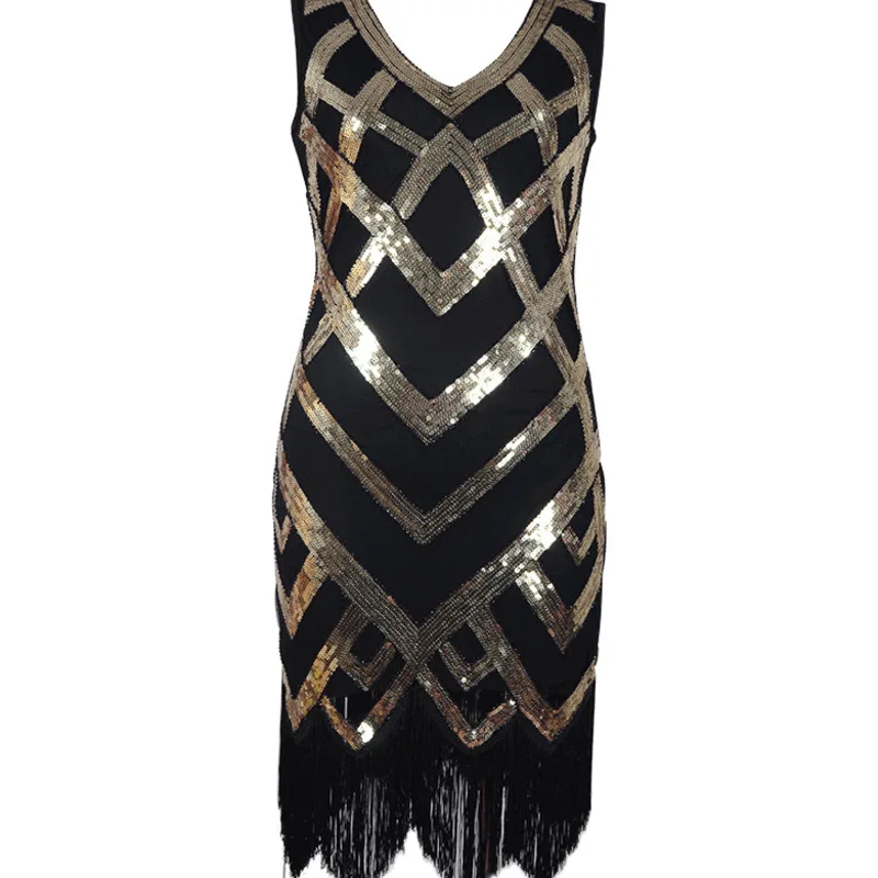 

Роскошное женское платье для вечеринки 1920, продажа стильных восстановленных древних путей