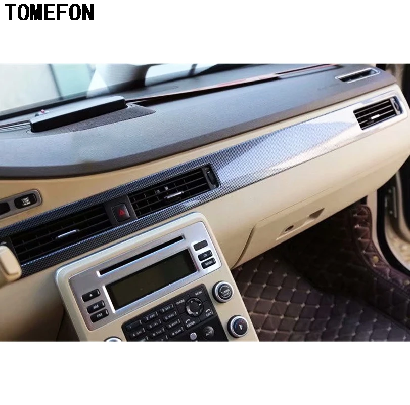 Краска TOMEFON из АБС углеродного волокна для Volvo S80 2009 2011 внутренняя Передняя